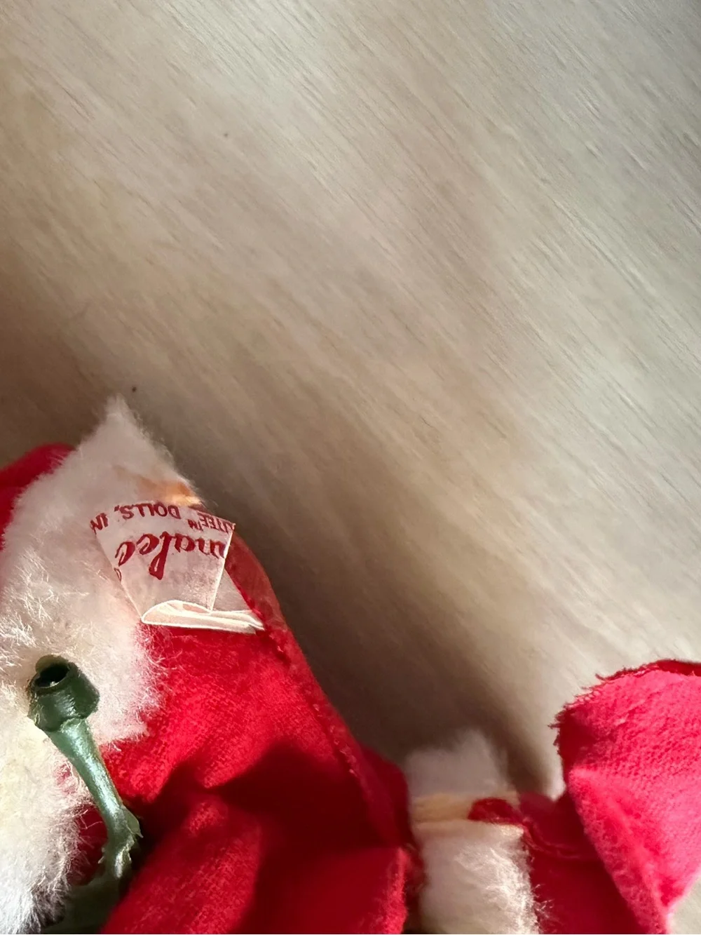 Lot of 3 Vintage Annalee Christmas Drummer Boy / Santa / Reindeer Dolls Felt USA